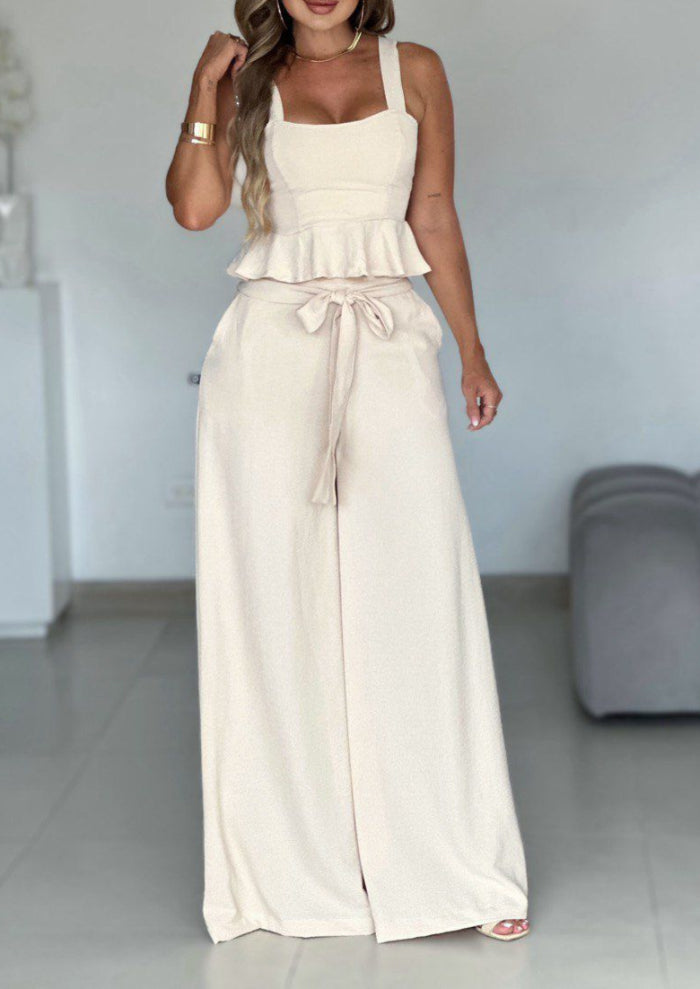 Set Pantalon y Blusa con detalle delicado