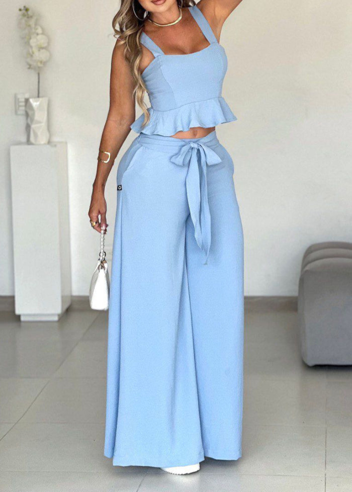 Set Pantalon y Blusa con detalle delicado