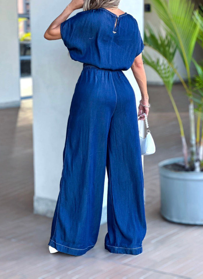Set Pantalon Wide Leg y blusa - AS06546