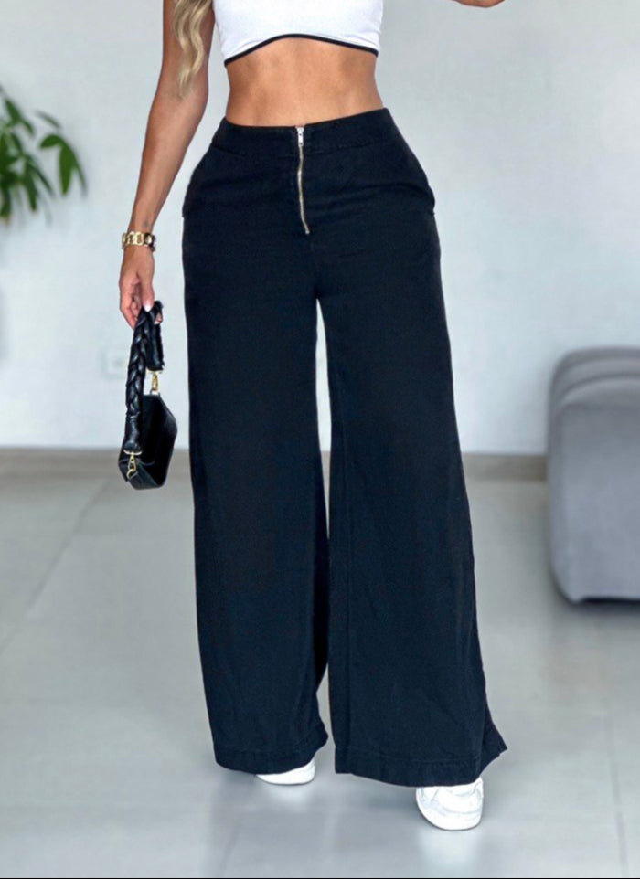 Jean Wide Leg Black