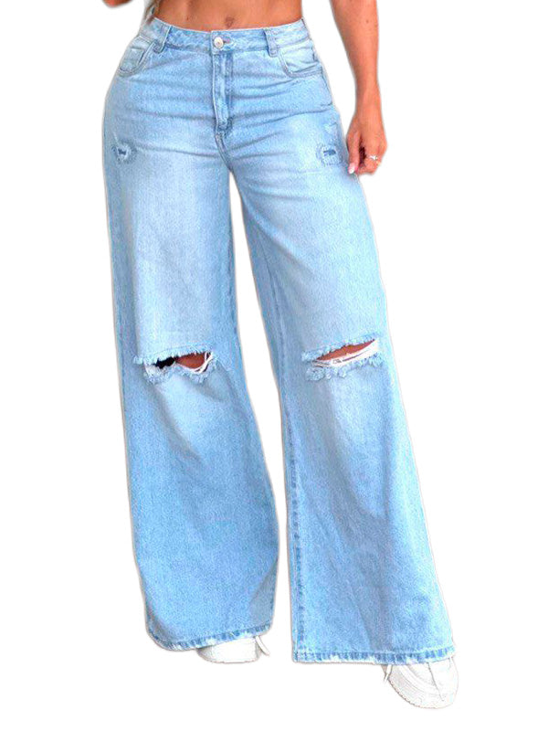 JEANS PALAZZO WIDE LEG  - AS06488