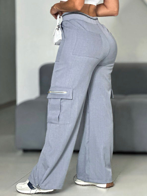 Pantalón cargo gris